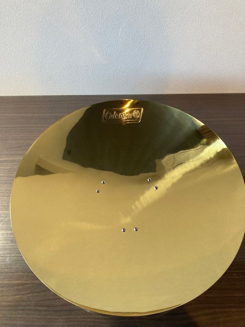 廃盤　新品未使用　コールマン　ファイヤーディスク　ゴールド