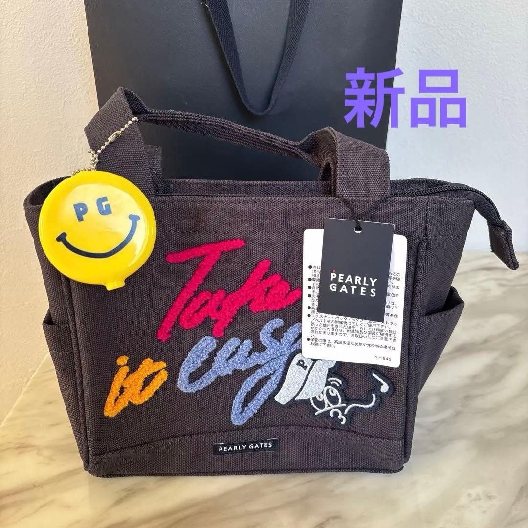 値下げ［新品］PEARLY GATES ダークグレー バッグ