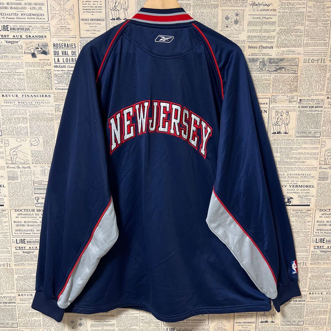 reebok NBA NETS ウォームアップジャージ　セットアップ　XXL