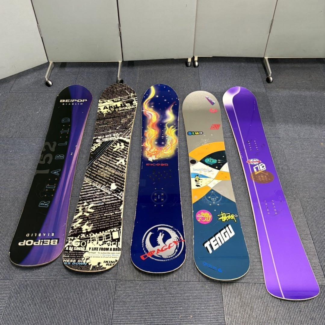 スノーボード まとめ売り スノボ BE!POP RICE28 burton 他