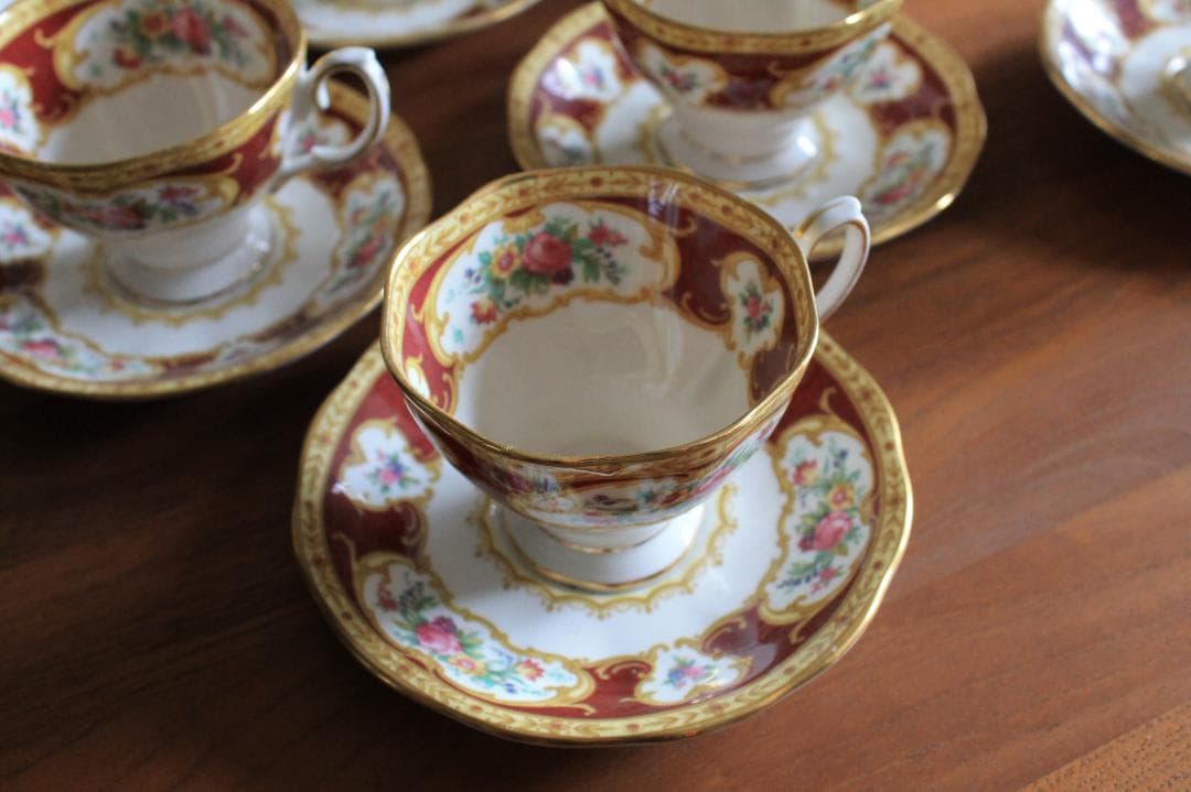 ロイヤル アルバートティーカップ15ｐセット1920年代