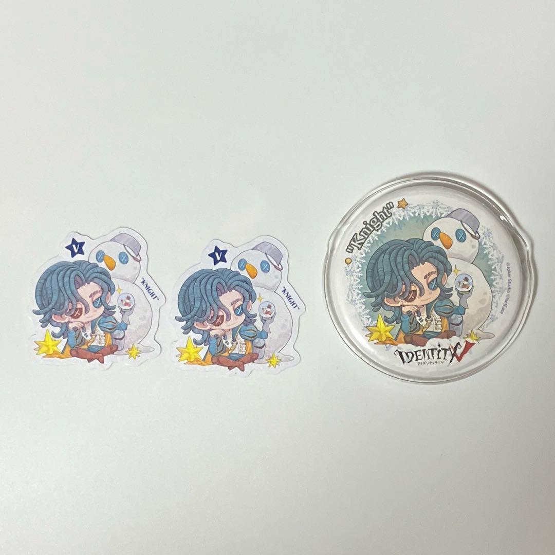 【最安値】第五人格 騎士 秋季IJL 缶バッチ、ステッカー2枚 入場特典