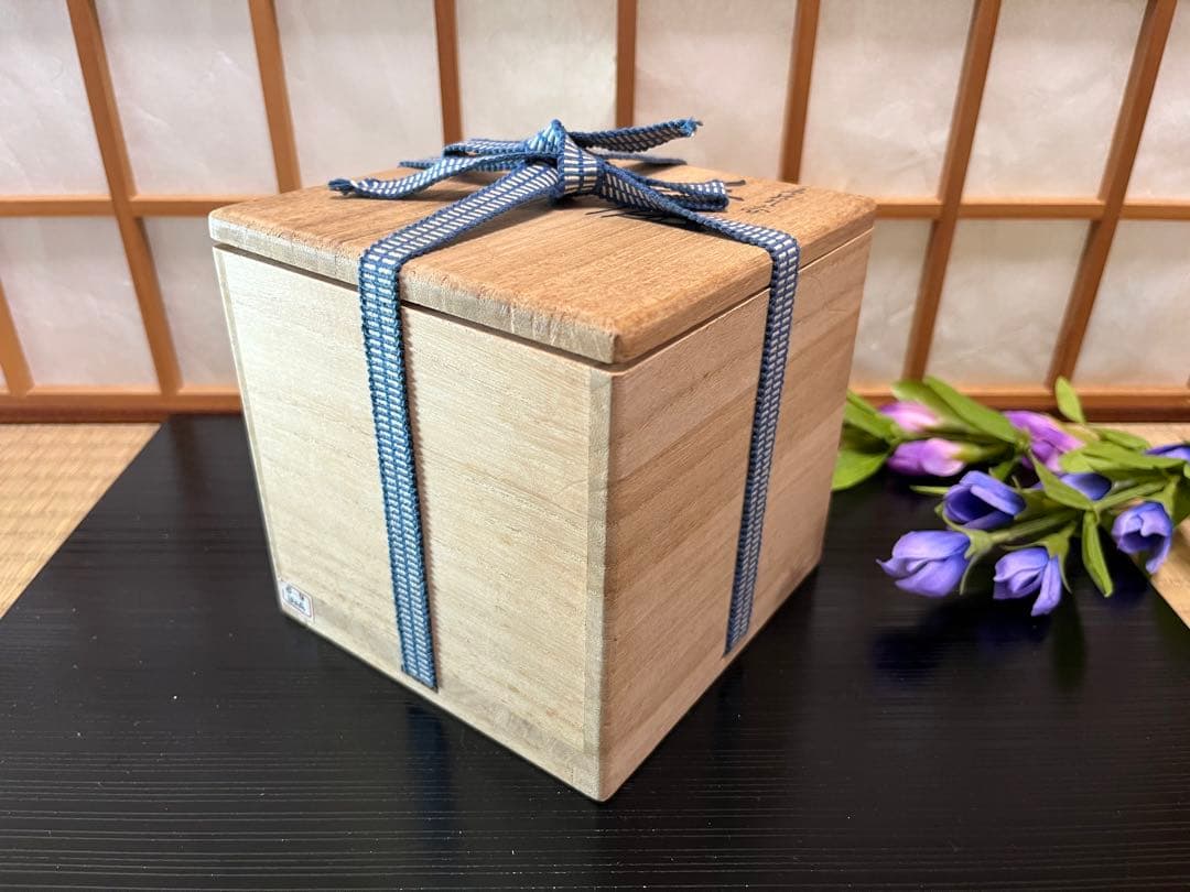 (ト9) 九谷焼 [北村 隆] 金彩香櫨　共箱　栞　美術工芸品　和モダン