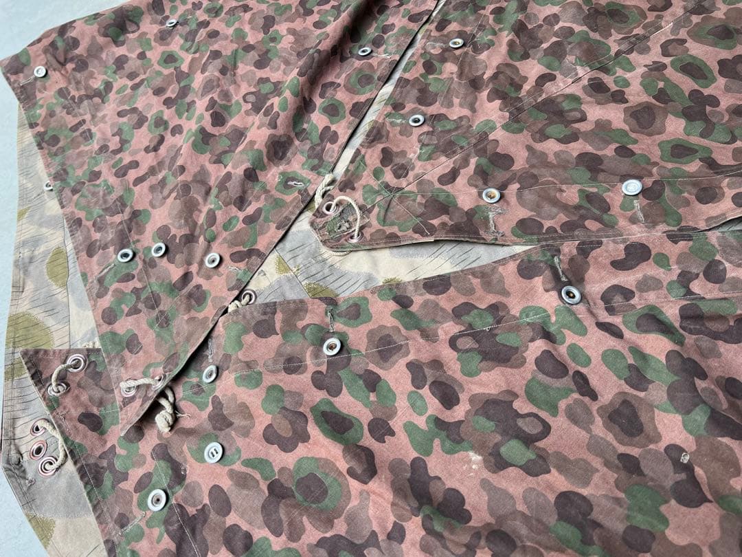 実物 4枚フルセット オーストリア軍幕 タープ テント ツェルトバーン ポンチョ