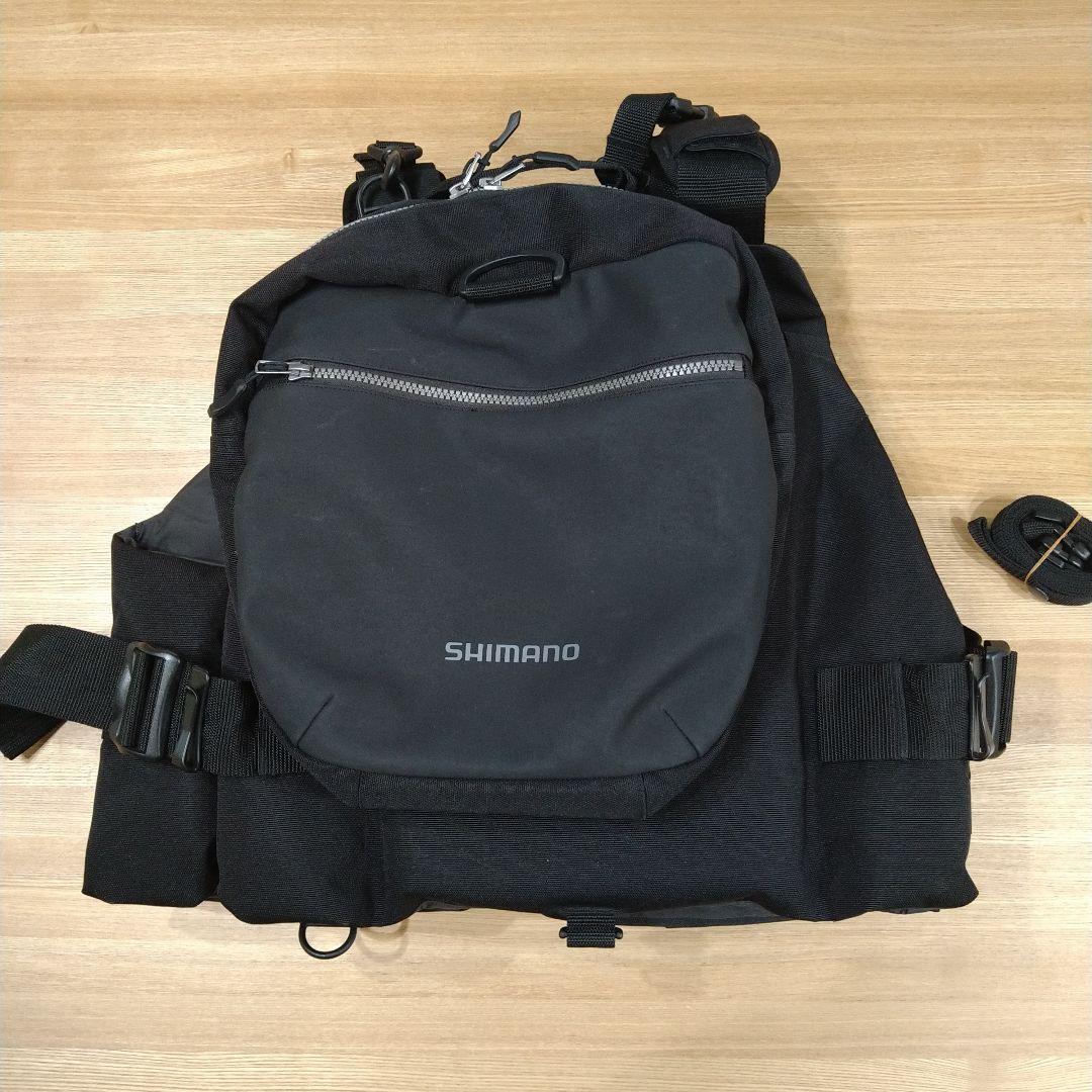 ミ*)様 シマノ　デタッチャブルゲームベスト　VF-036V　ブラック