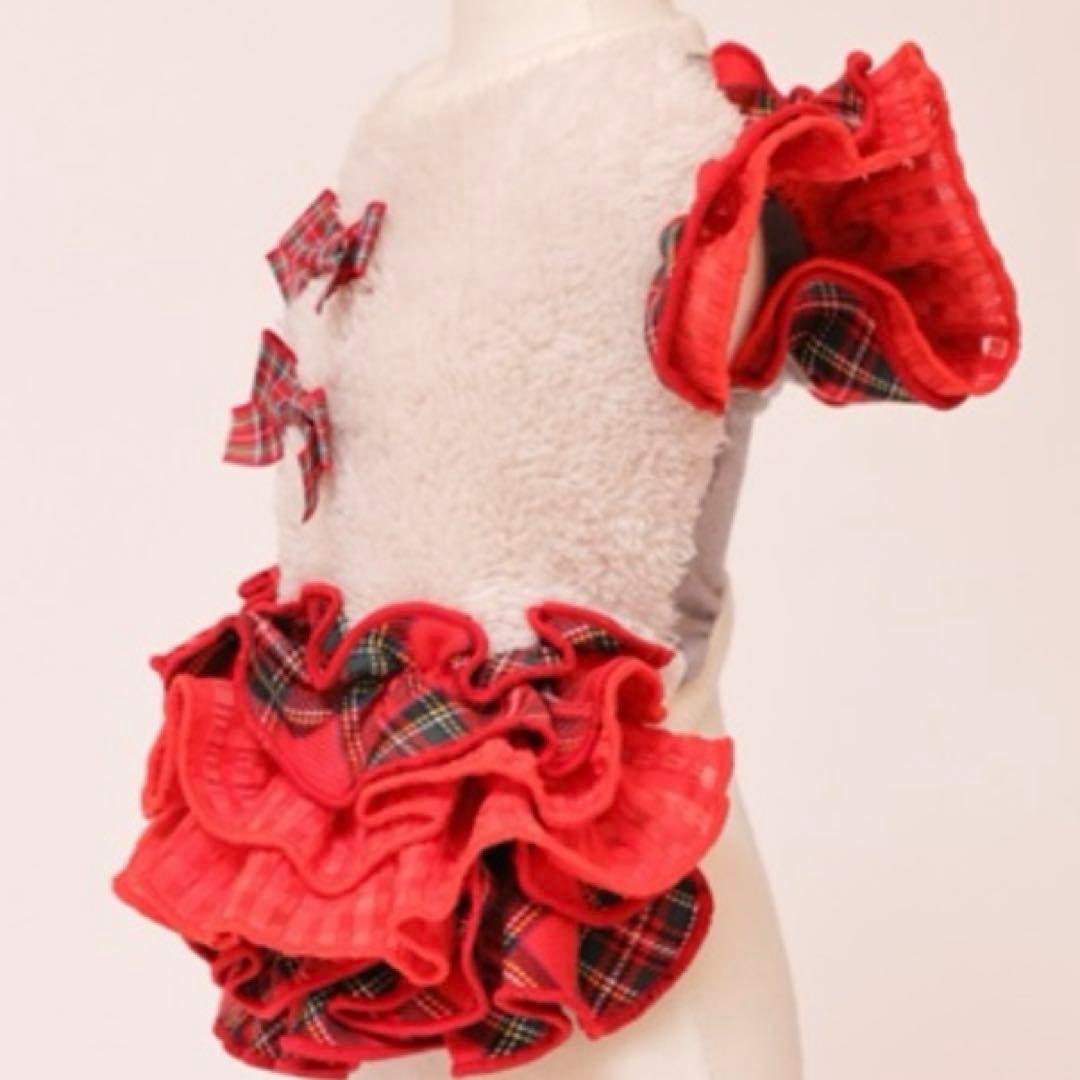 godpiva 新作チェックテラボアワンピxsバレッsetバレンタインいちご狩り