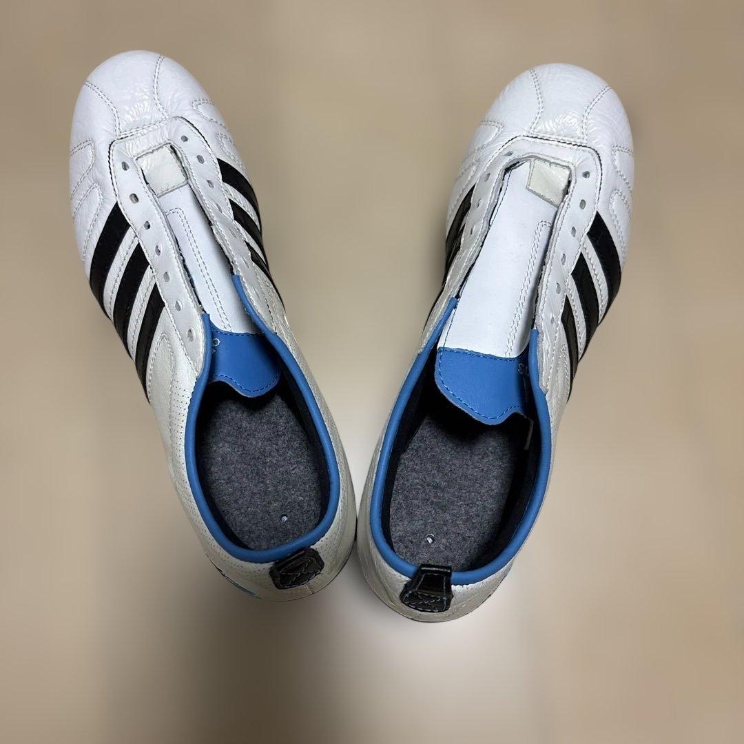 adidas サッカーシューズ ホワイト/ブラック サイズ9