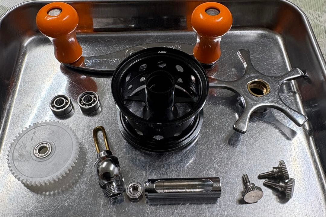 アブガルシア アンバサダー 4500C サンセットオレンジ カスタム Abu