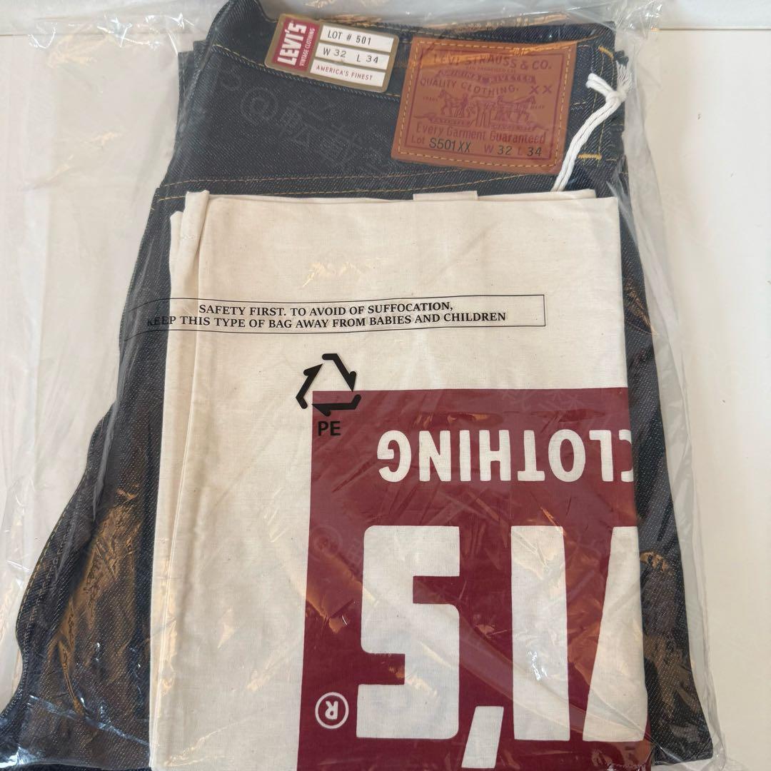 Levi's LVC 1944 S501XX W32 L34 大戦モデル