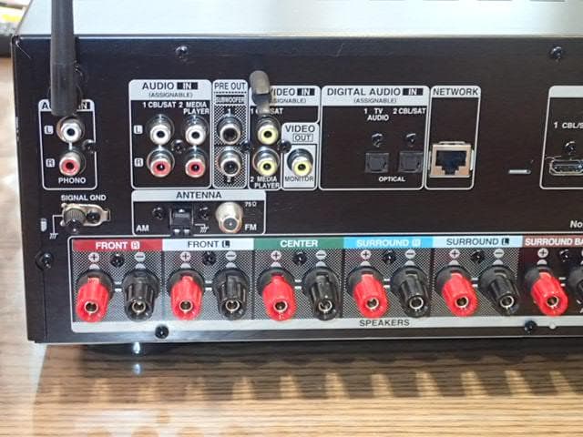 DENON AVアンプ AVR-X1500H 新品リモコン　HEOS対応　美品