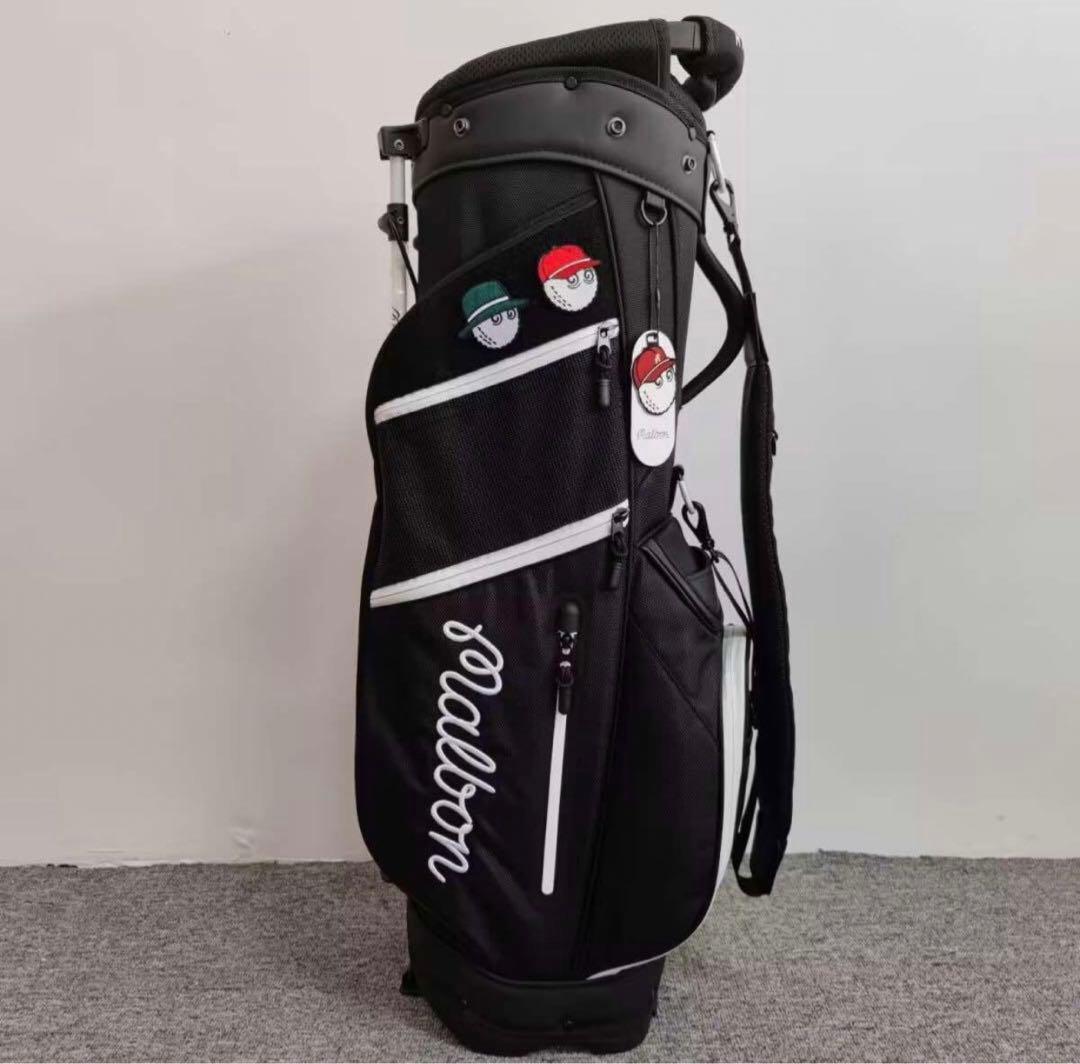 マルボン　ゴルフ　キャディバッグ　スタンドバッグ ブラック