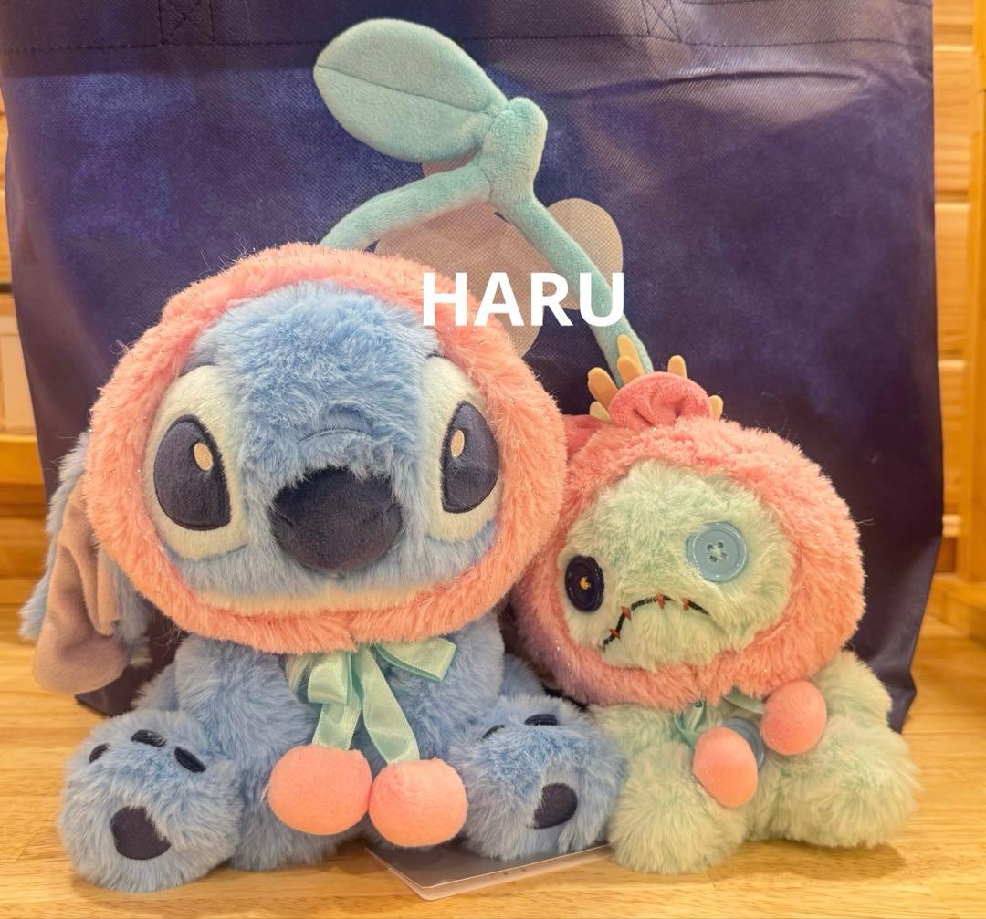 ディズニー スティッチ＆スクランプ ぬいぐるみ GLOSSY FRUITS