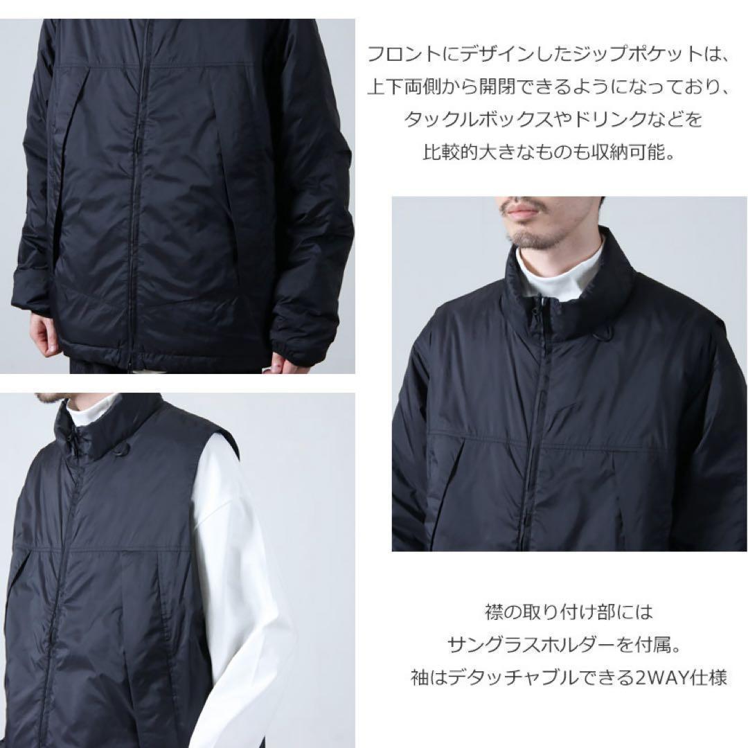 ジャケット・アウター TECH 2WAY FIELD INNER DOWN JACKET NAVY