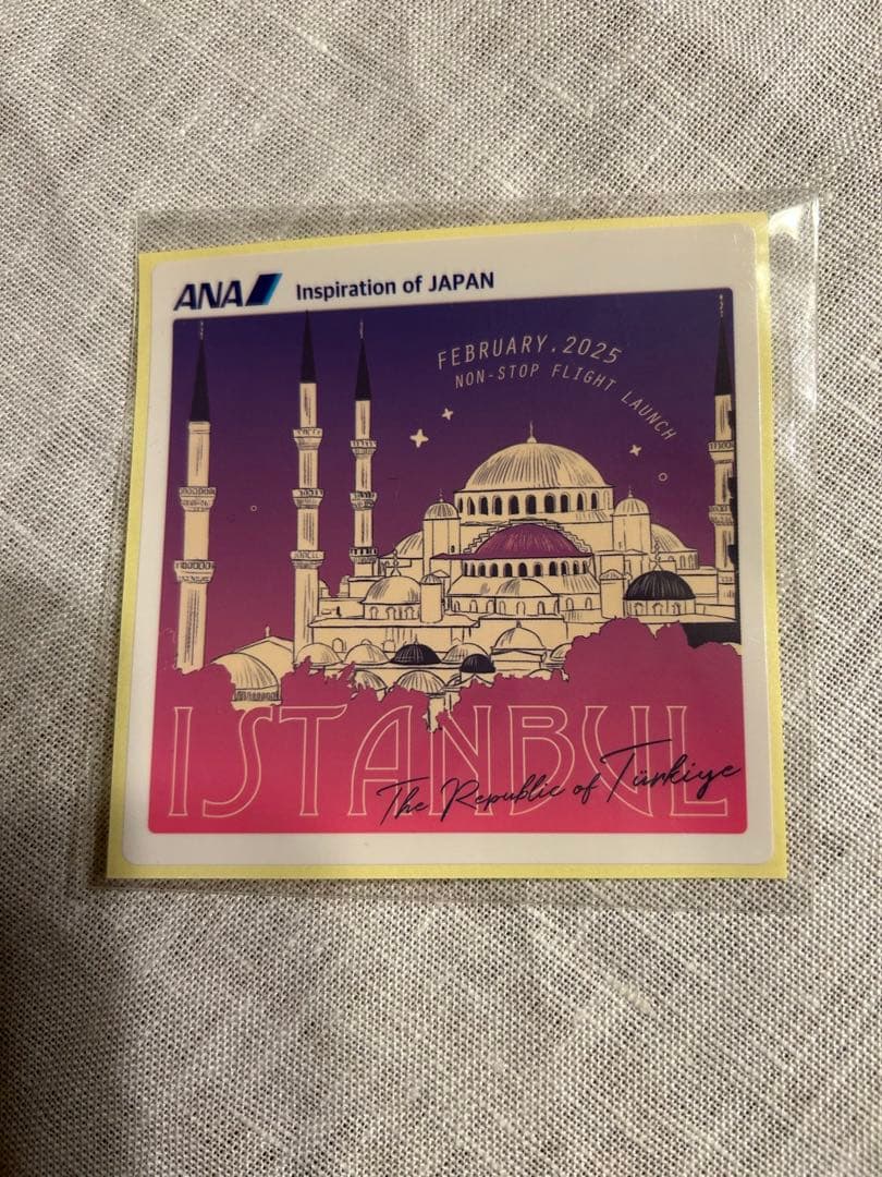 【レア】ANA 全日空 羽田＝イスタンブール 就航記念 ノベルティグッズ一式