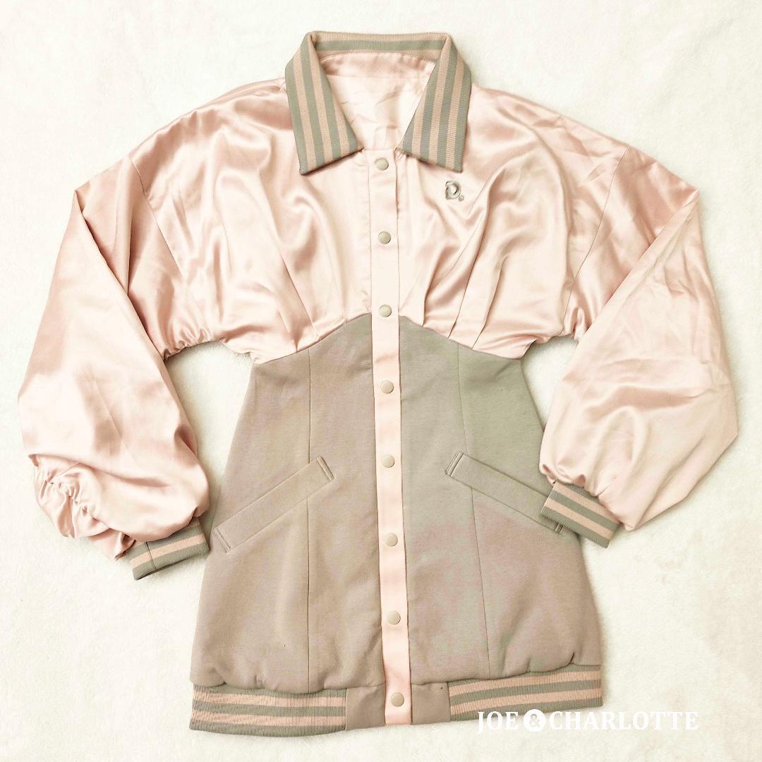 ダーリッチ darich ドルマンスリムスカジャンミニワンピース ピンク F