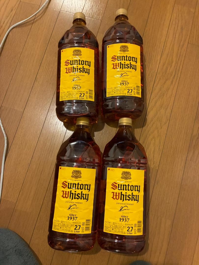 角瓶 2700ml [サントリー ウイスキー 日本 大容量]　４本