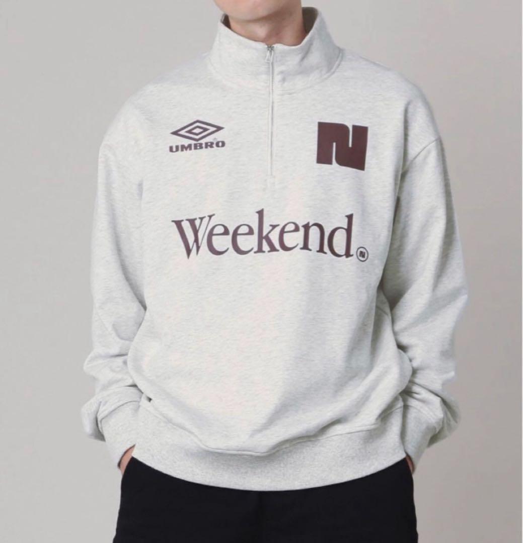 NBB WEEKEND UMBRO ハーフジップ　スウェット