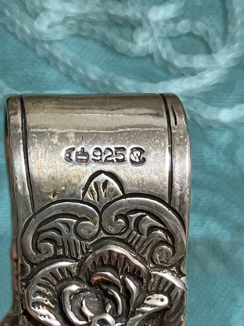 クリストフウィドマン ドイツ製　シルバー　925 バラのモチーフ　シュガートング