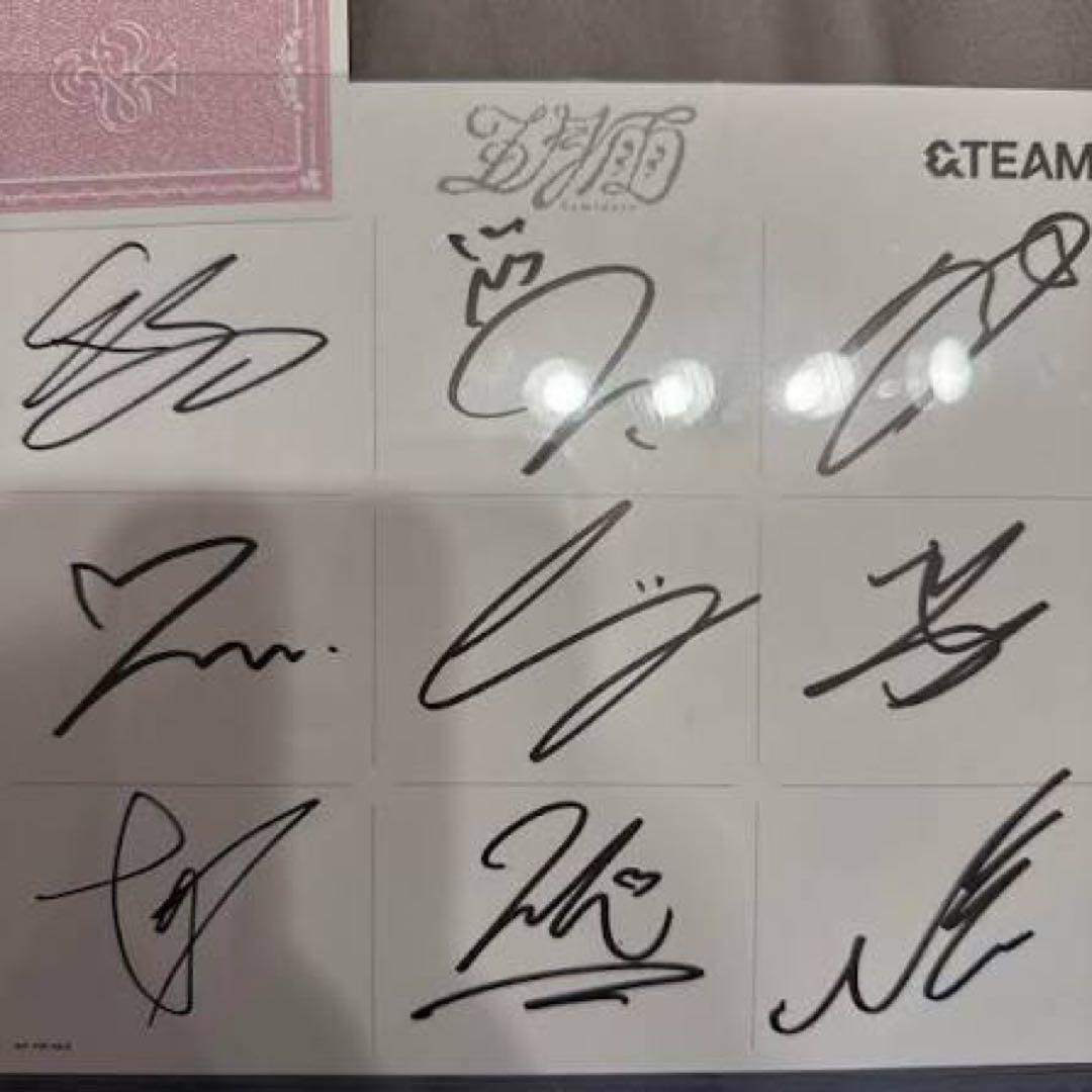 56 サイン アイドル