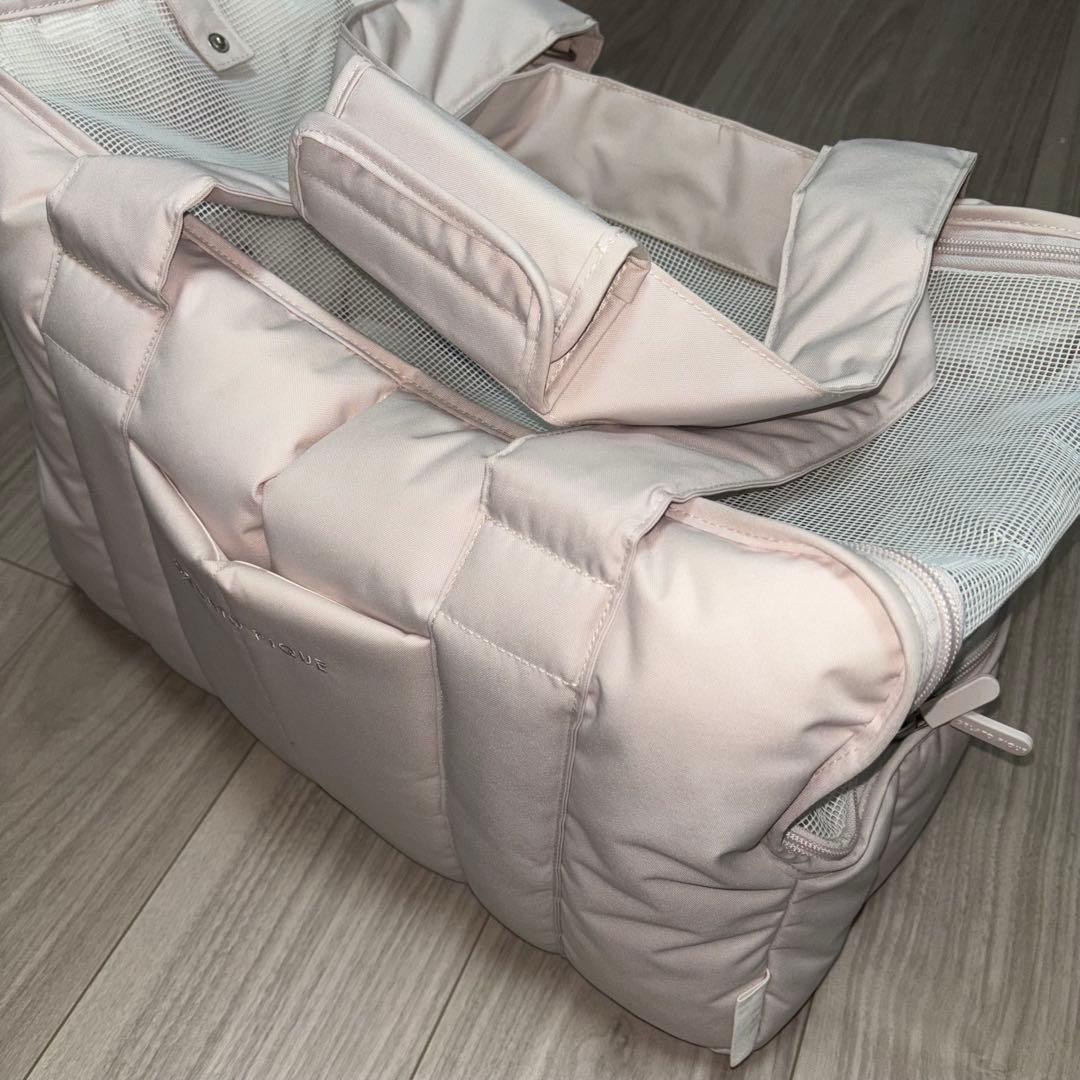 【CAT&DOG】ジェラートピケ キルティングキャリーバッグ