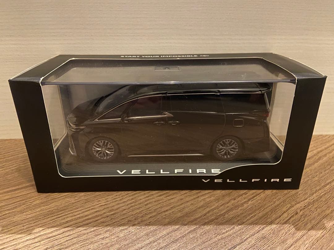 1/30 トヨタ　新型ヴェルファイア　カラーサンプル　非売品　ミニカー　ブラック