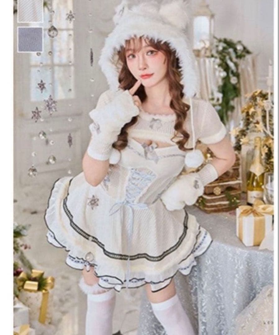 リブ&ベアサンタ ホワイト【Malymoon/マリームーン】