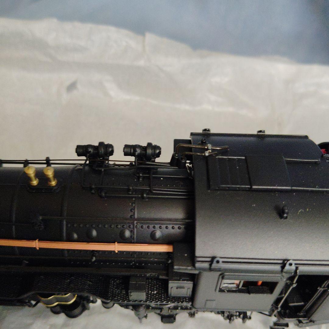 上*と様 蒸気機関車モデル 黒色 ディテール豊富
