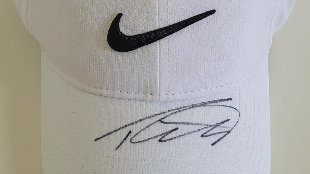 トミー・フリートウッド オートグラフキャップ・PGAツアー初優勝おめでとう ♪