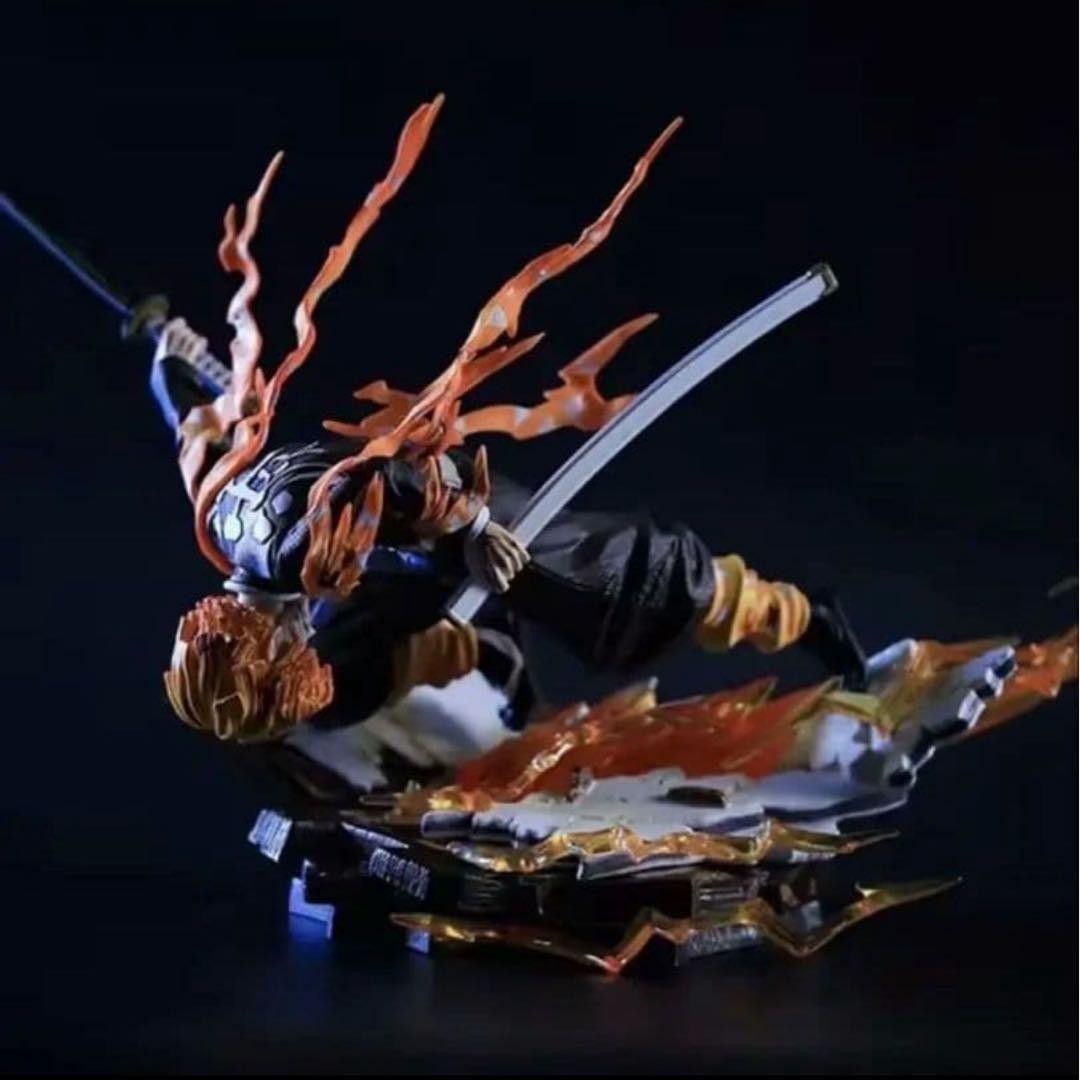 鬼滅の刃 我妻善逸 火雷神 フィギュア 28cm ガレージキット