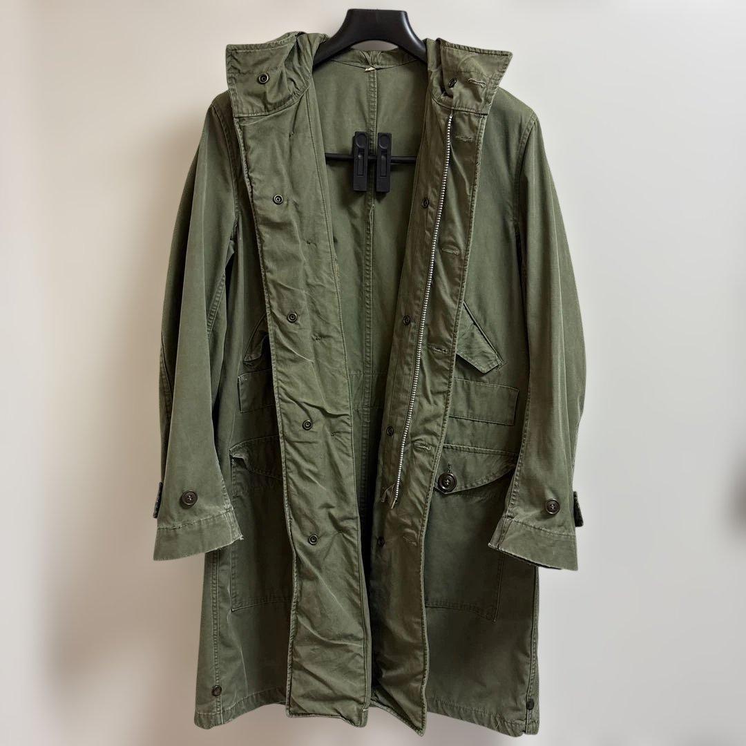 【希少】US.ARMY 40s M47 アルミジップ モッズコート S