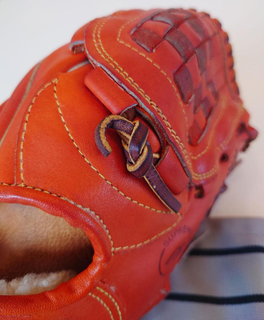 ミズノ ワールドウィン 硬式グローブ 信義作 東尾修モデル 1986年 極美品