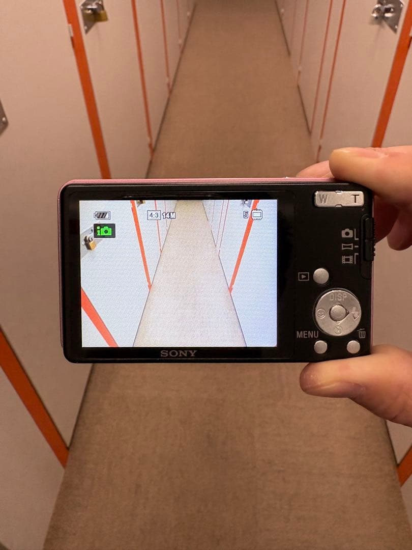 極美品 SONY Cyber-Shot DSC-W350 コンデジ ピンク 純正