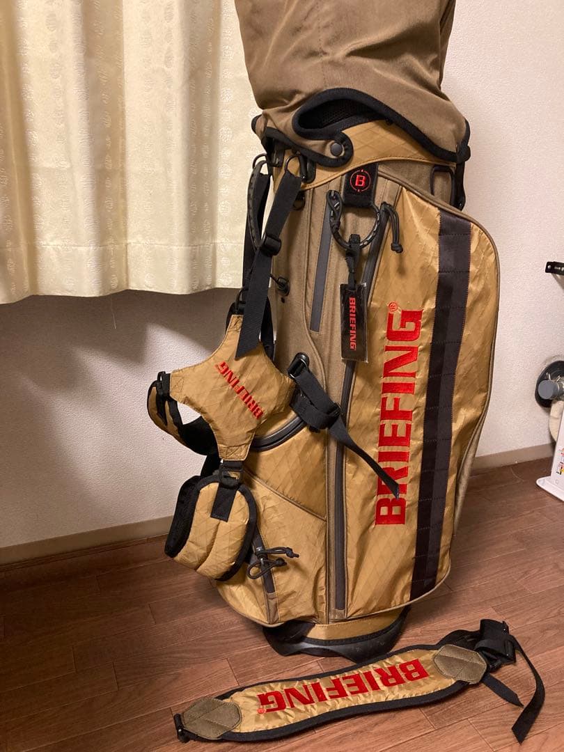 ★BRIEFING スタンド式キャディバッグ CR-4 #01 X-PAC 希少