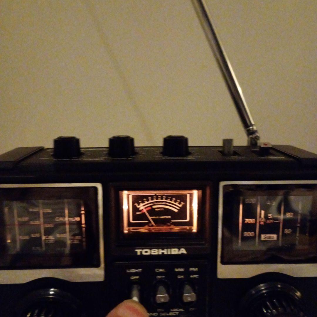 東芝　BCLラジオ　RP-775F　動作品　一部難あり。電源コード付き