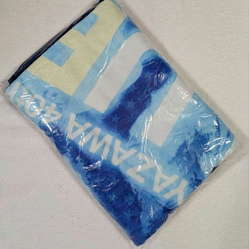 矢沢永吉　スペシャルビーチタオル　YAZAWA　(BlUE SKY)ブルー•蓄光