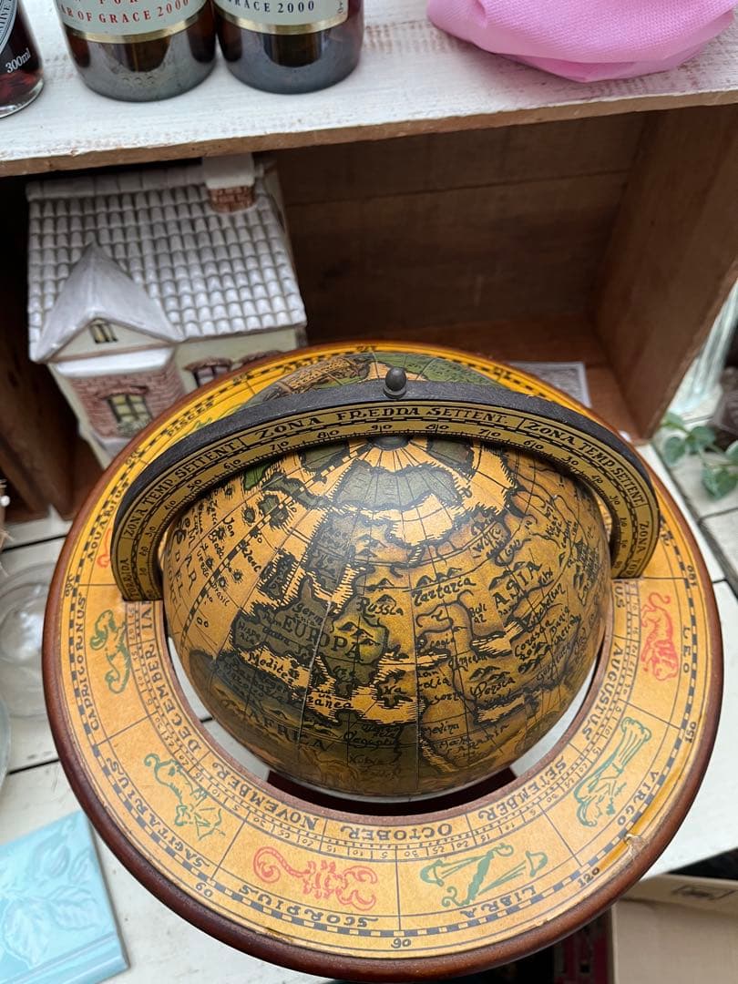 ITALY イタリアヴィンテージ 黄道十二宮の地球儀