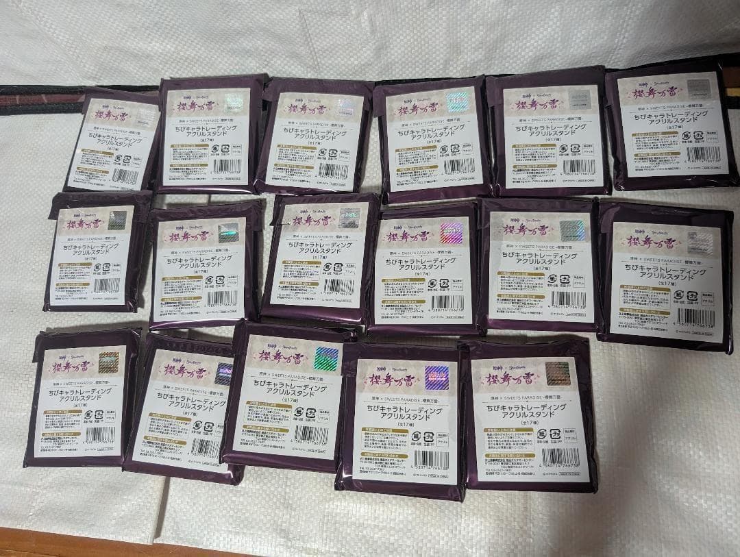 未開封17個　原神 櫻舞万雷 スイパラ アクリルスタンド