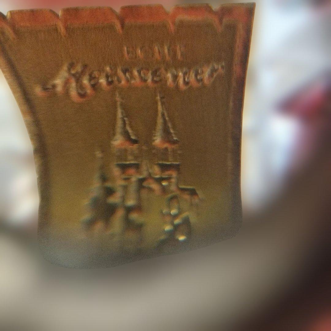 マイセンクリスタル ボール25cm 赤被せ バラ