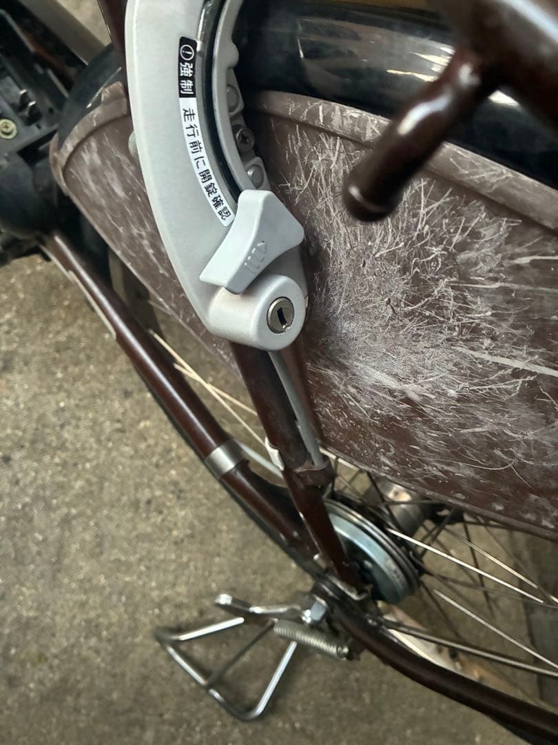 引き取り希望 YAMAHA Assista 電動アシスト自転車 前カゴ付き26