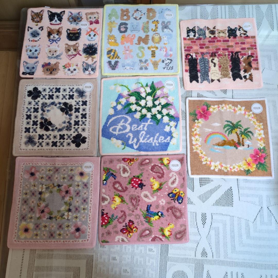 フェイラータオルハンカチ8枚セット