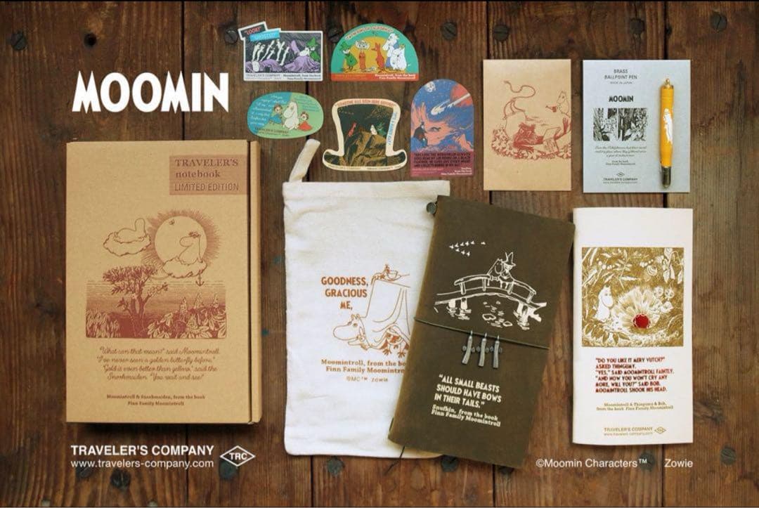 TRAVELER'S COMPANY トラベラーズノートセット ムーミン一家