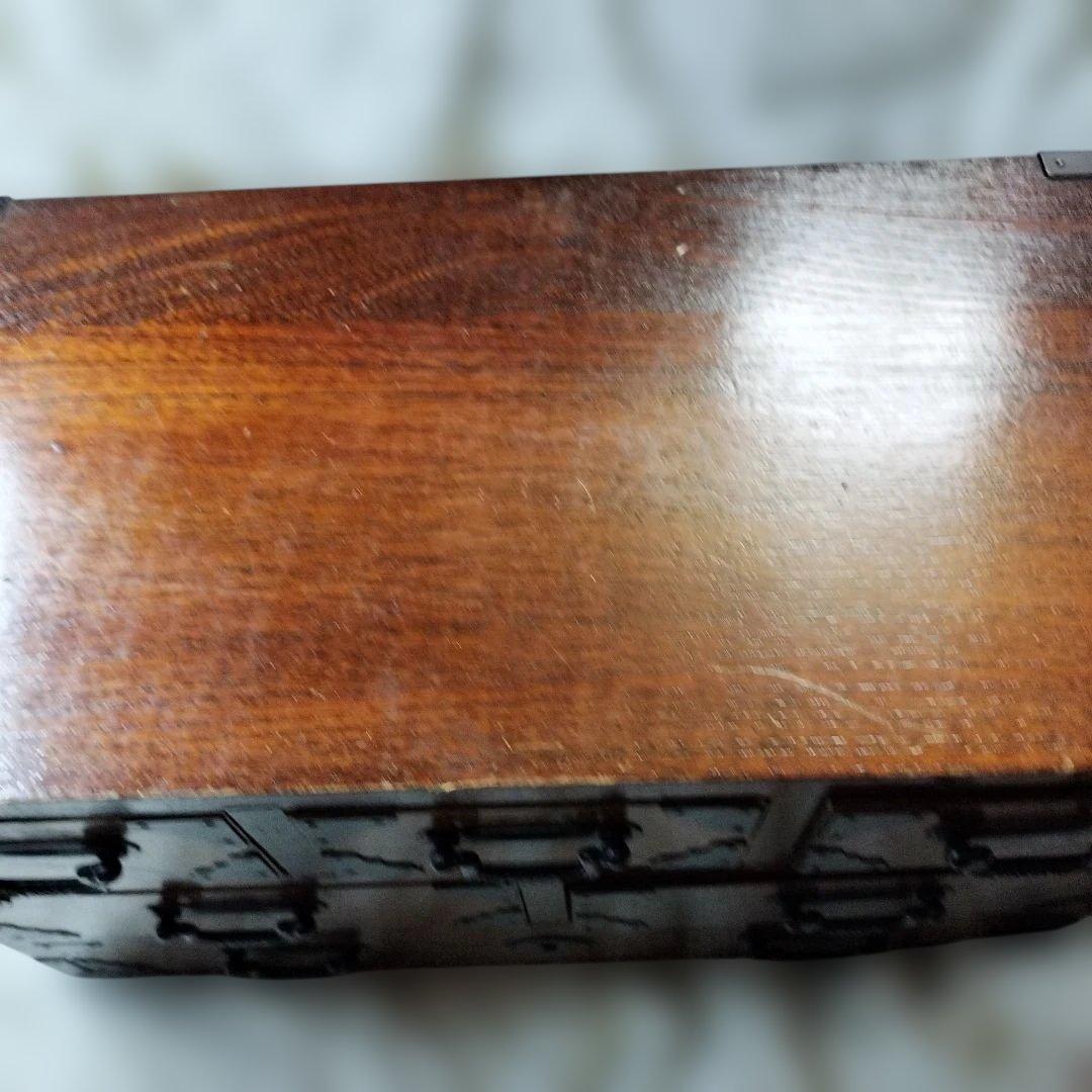 伝統的な日本の木製タンス 6引き出し 小物いれ即購入◎