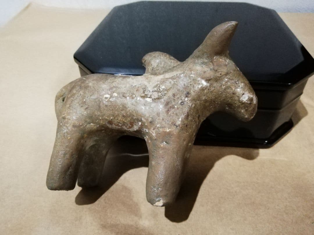 古代インダス文明　コブ牛　箱付き　S２２ー３