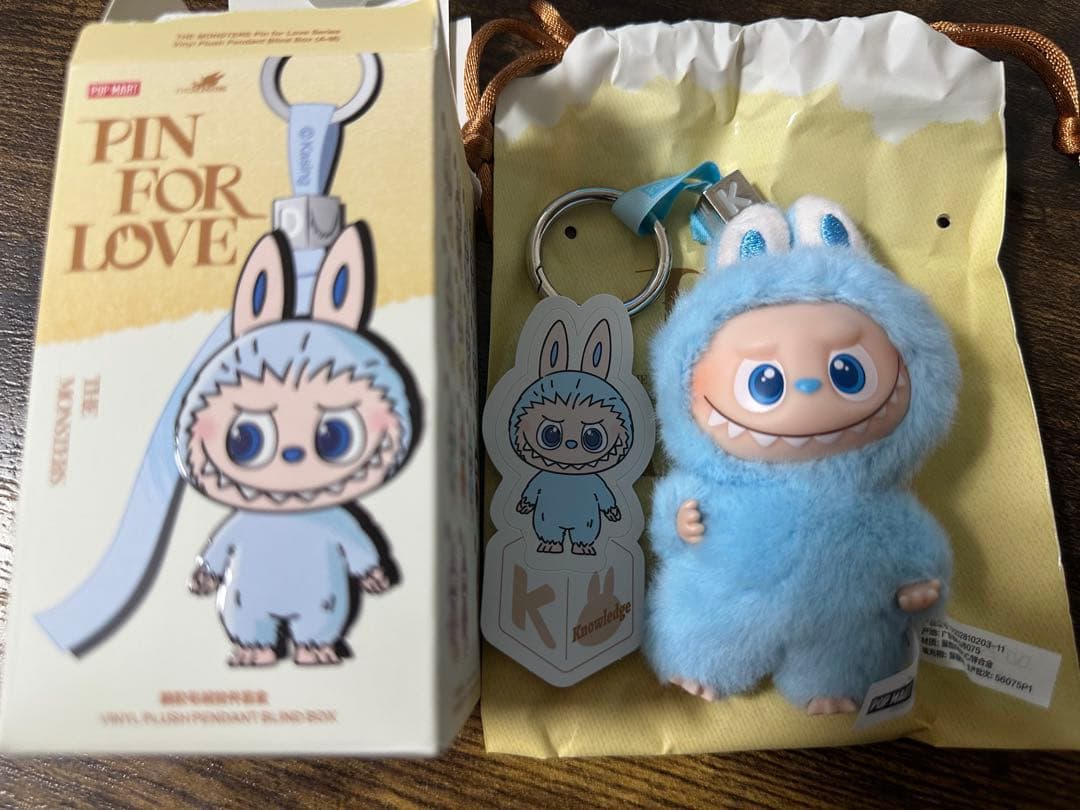 【k】ラブブ PIN FOR LOVE ぬいぐるみ