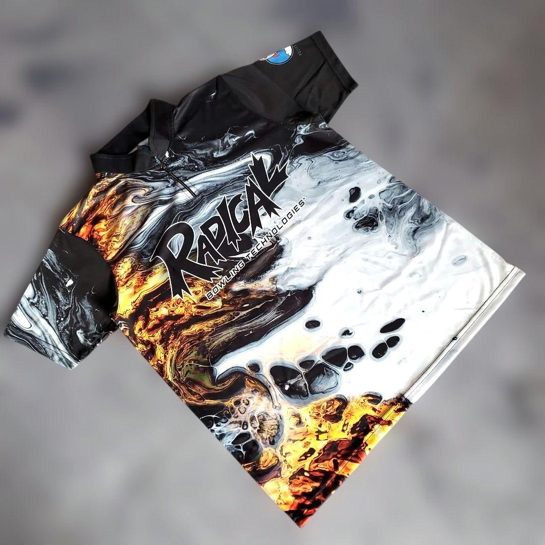 ✨新品✨ボウリングウェア　ラディカル　RADICAL　【M】ブラック　ゴールド