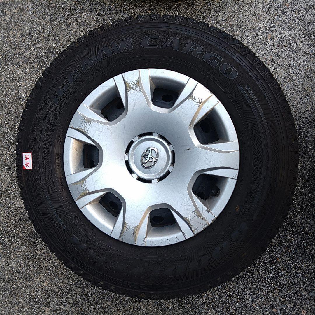 【送料込み】ハイエース 純正ホイール＋スタッドレス