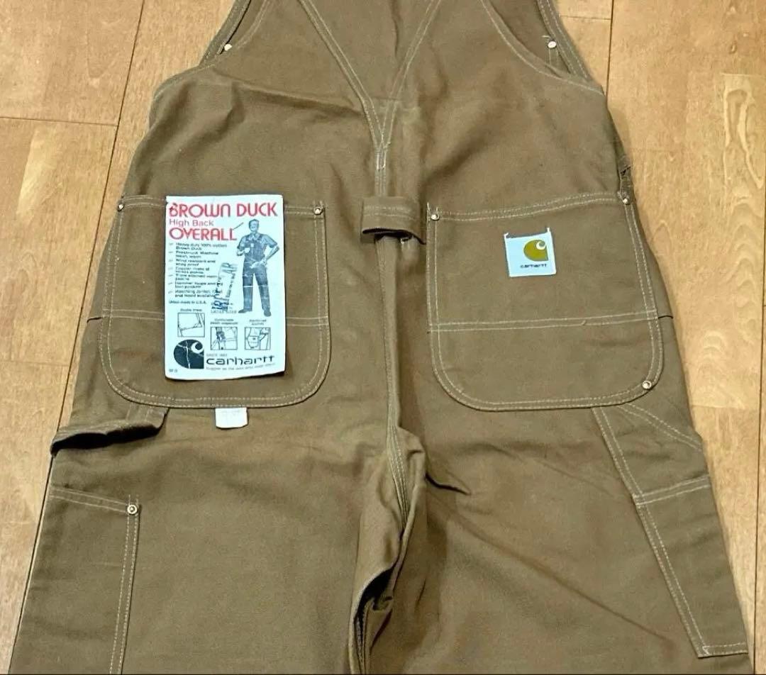 カーハート 70s オーバーオール デッドストック