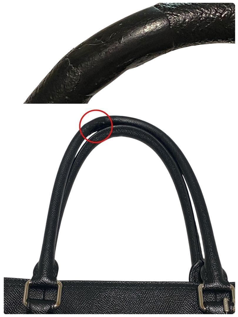 COACH コーチ メトロポリタン トートバッグ レザー ビジネス ブラック