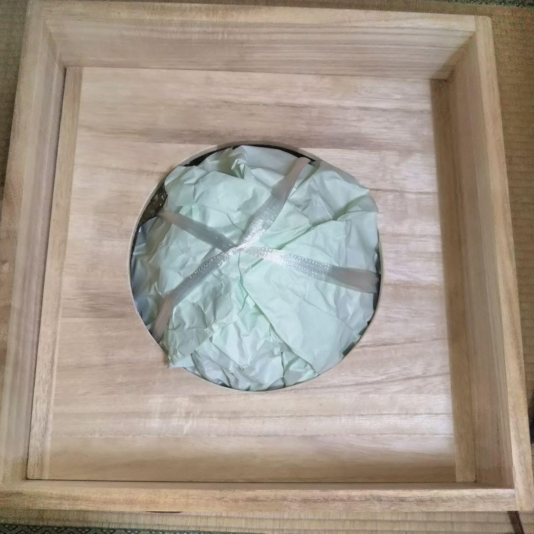 お値下げ☆新品 美品【茶道具 真形釜漆 茶道具 箱書きあり、木箱付き