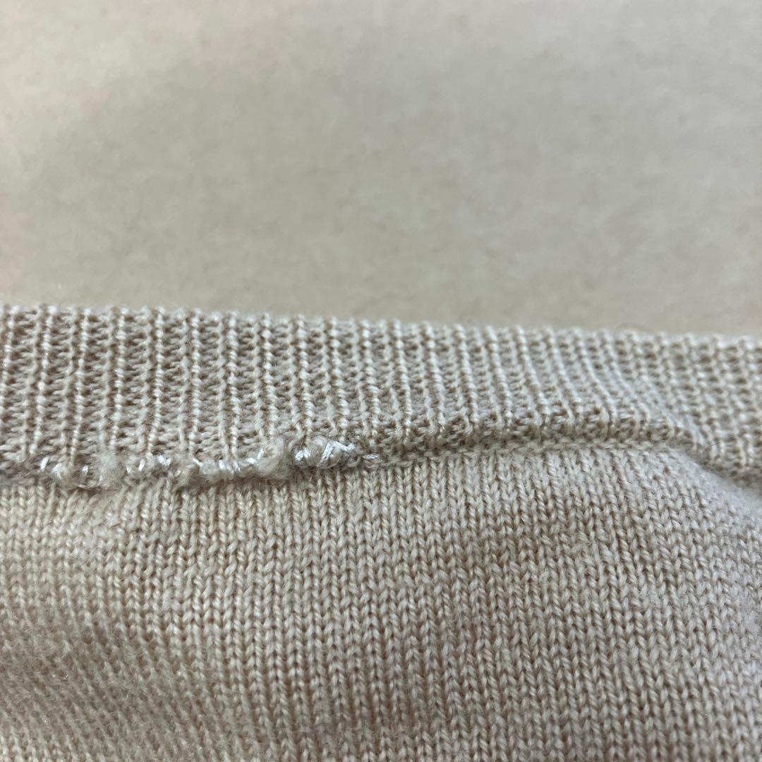 vivienne westwood カーディガン　ベージュ　ウール100%